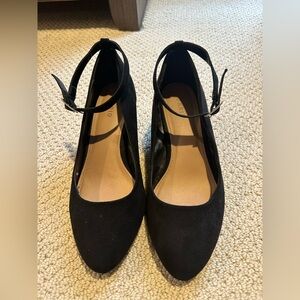 Torrid Black Ankle Strap Heels